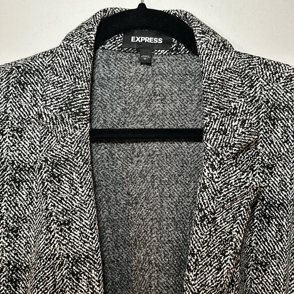 Black and White Express Boyfriend Blazer - Picture 3 of 4